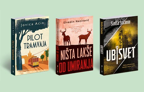 soćanin, aćin i nezirović u užem izboru za nagradu stevan sremac  laguna knjige