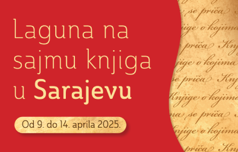  čitaj me laguna na sajmu knjiga u sarajevu od 9 do 14 aprila laguna knjige
