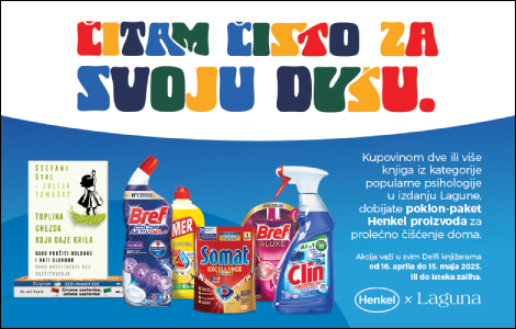 čitam čisto za svoju dušu prolećna akcija uz lagunu i henkel laguna knjige