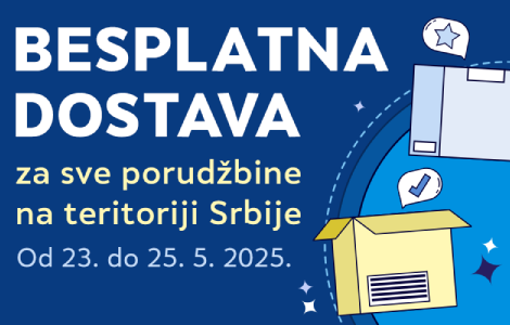 besplatna isporuka od 23 do 25 maja 2025 preko laguna rs i delfi rs laguna knjige