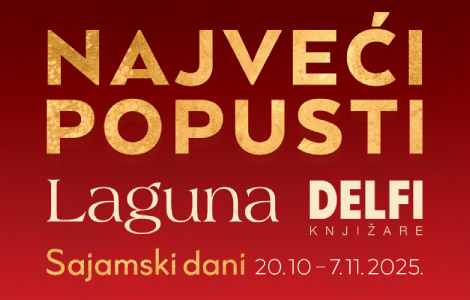 sajamski dani stižu i kod vas od 20 oktobra do 7 novembra 2025  laguna knjige