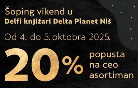 šoping vikend u delfi knjižari delta planet niš 4 i 5 oktobra dođite i iskoristite dane popusta  laguna knjige