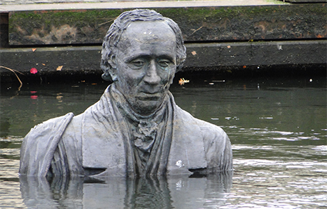 potopljena statua hansa kristijana andersena laguna knjige