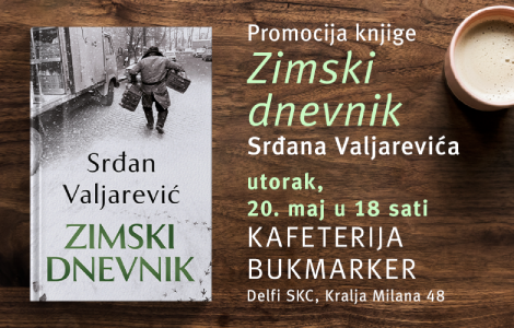 srđan valjarević i vesna pavlović predstavljaju zimski dnevnik 20 maja laguna knjige