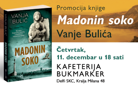 predstavljanje novog romana vanje bulića 11 decembra u skc u laguna knjige