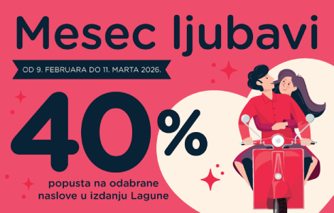 akcija mesec ljubavi od 9 februara do 11 marta 2026  laguna knjige